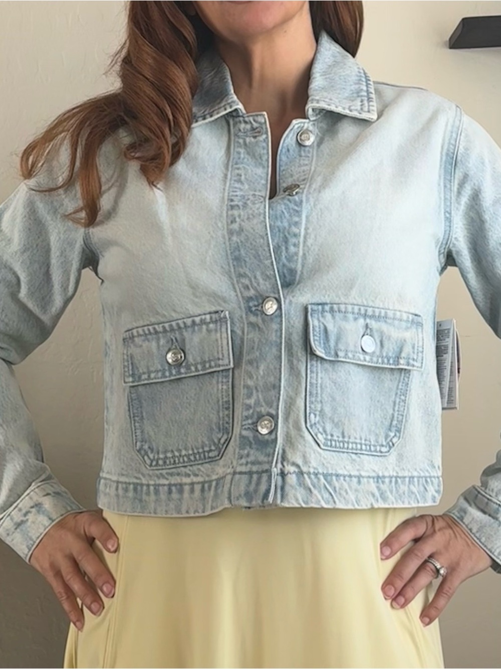 Michael Kors Light Blue Denim Jacket - Picture 3 of 9
